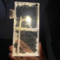 Snow Scene Light Street Lamp